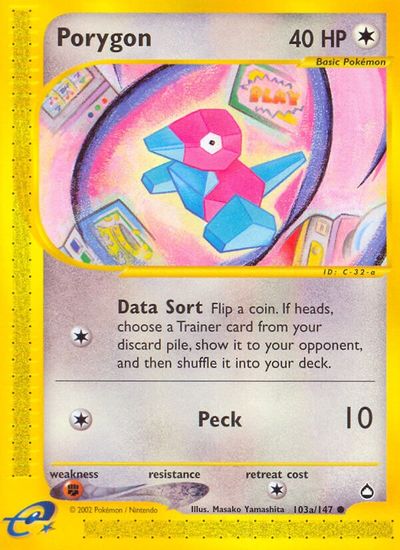 Porygon (103a) card art