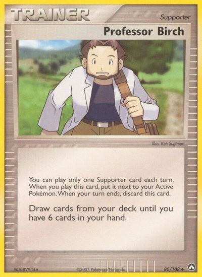 Professor Birch card art