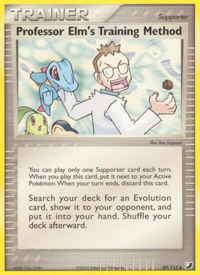 Professor Elm's Training Method card art