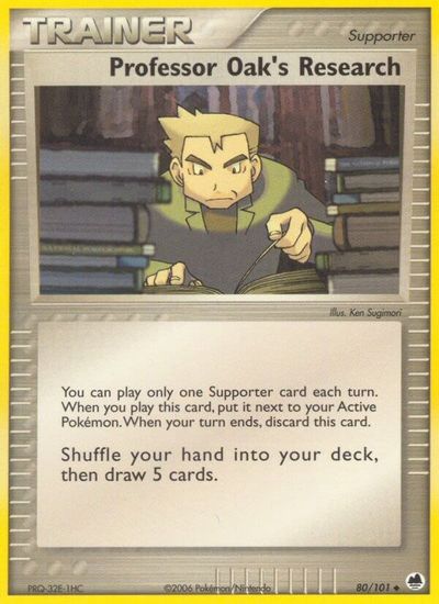 Professor Oak's Research card art