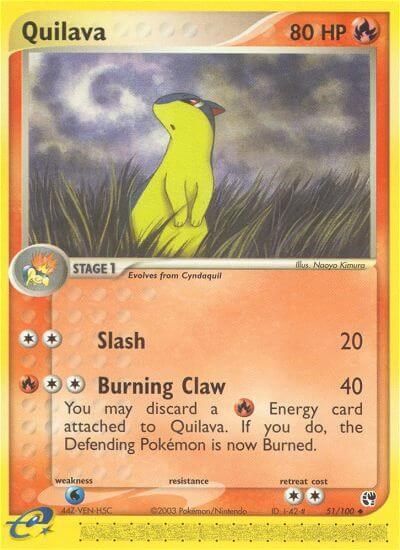 Quilava card art