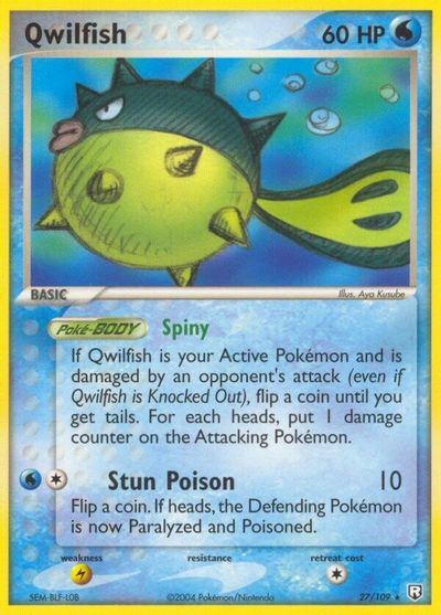Qwilfish card art