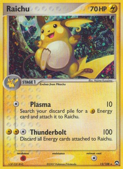 Raichu card art