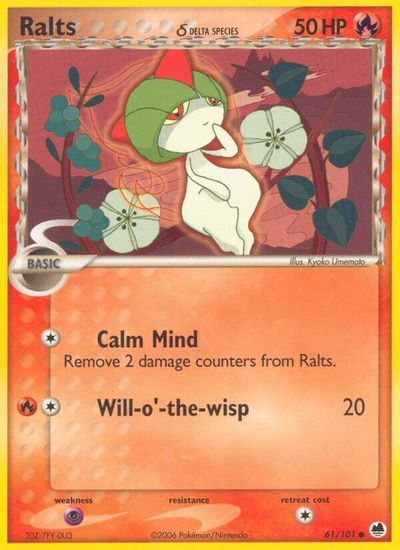 Ralts (Delta Species) card art