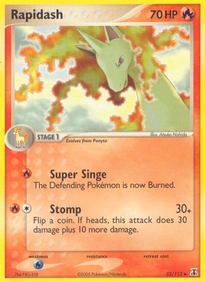 Rapidash card art