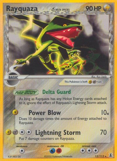 Rayquaza (Delta Species) card art