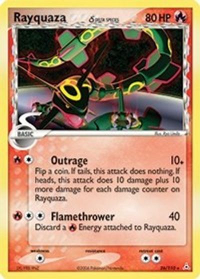 Rayquaza - 026/110 (Delta Species) card art