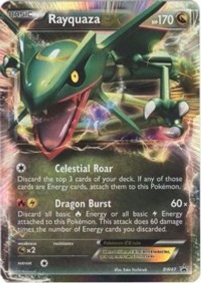 Rayquaza EX -BW47 card art