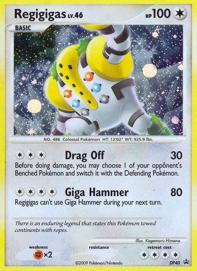 Regigigas - DP40 card art