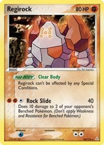 Regirock card art