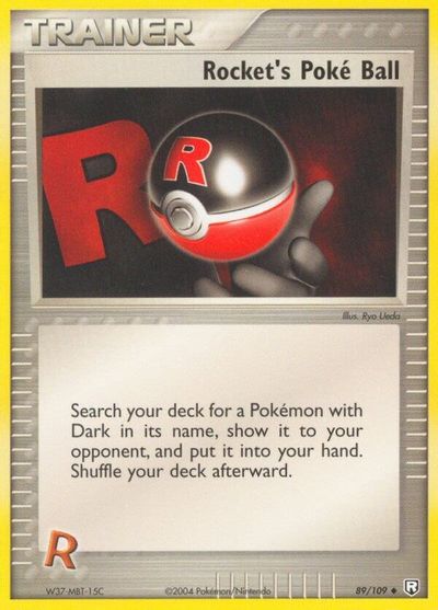 Rocket's Poke Ball card art