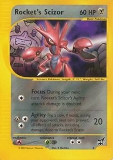 Rocket's Scizor - 4 card art