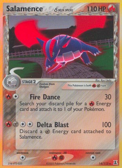 Salamence (Delta Species) card art