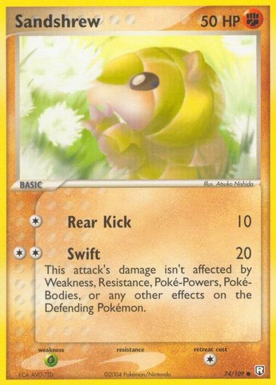 Sandshrew card art
