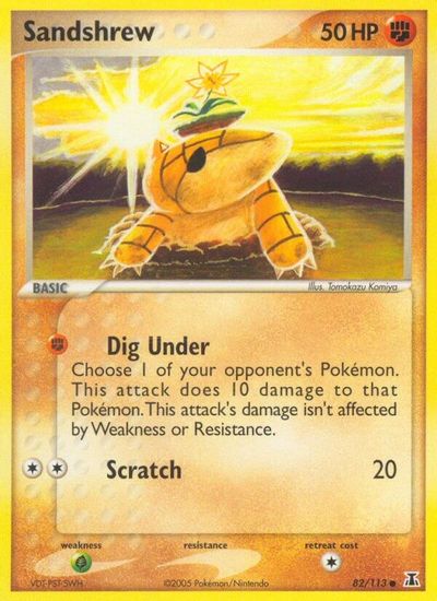 Sandshrew card art