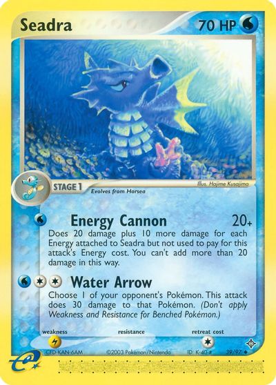 Seadra - 39/97 card art