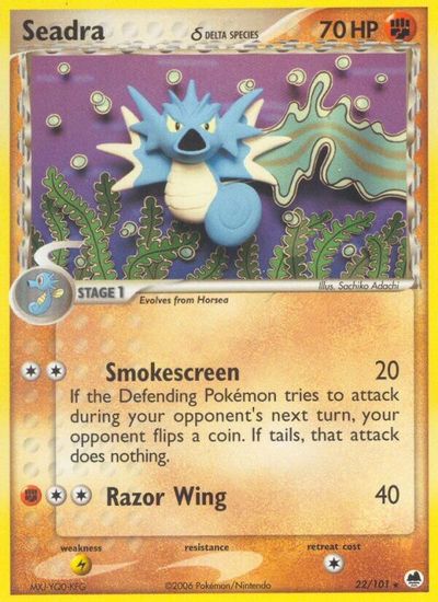Seadra - 022/101 (Delta Species) card art