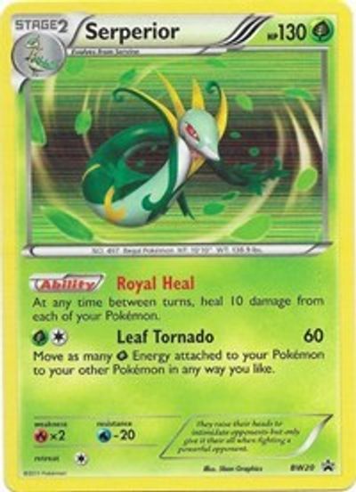 Serperior - BW20 card art