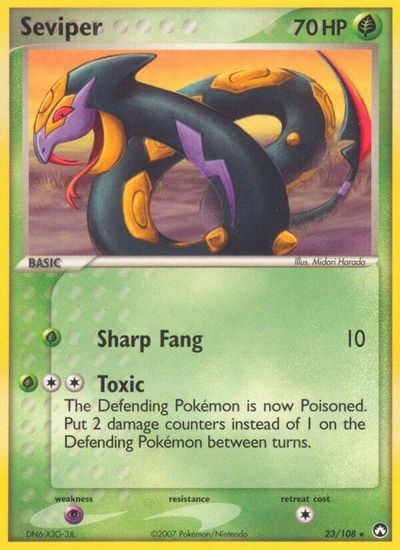 Seviper card art