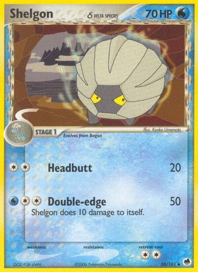 Shelgon (Delta Species) card art