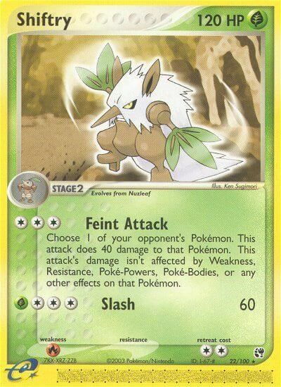 Shiftry - 22/100 card art