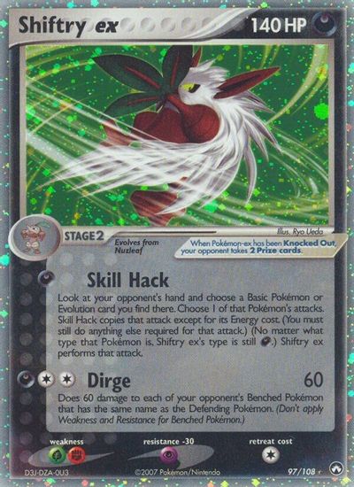 Shiftry ex card art
