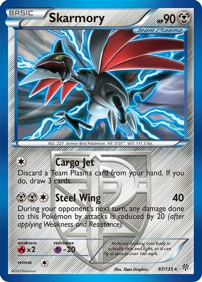 Skarmory (Team Plasma) card art