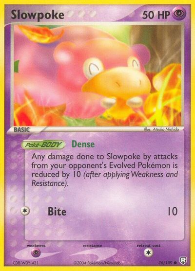 Slowpoke card art