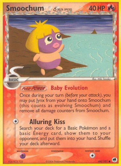 Smoochum (Delta Species) card art