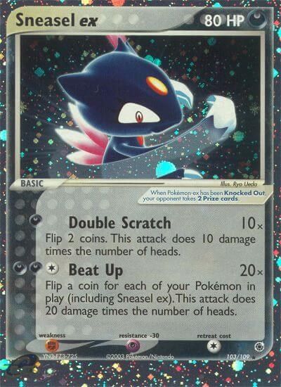 Sneasel ex card art
