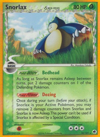 Snorlax (Delta Species) card art