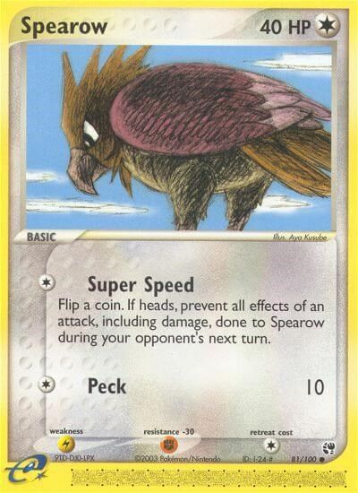 Spearow card art