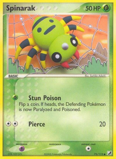 Spinarak card art