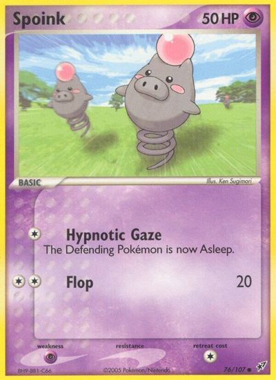 Spoink card art
