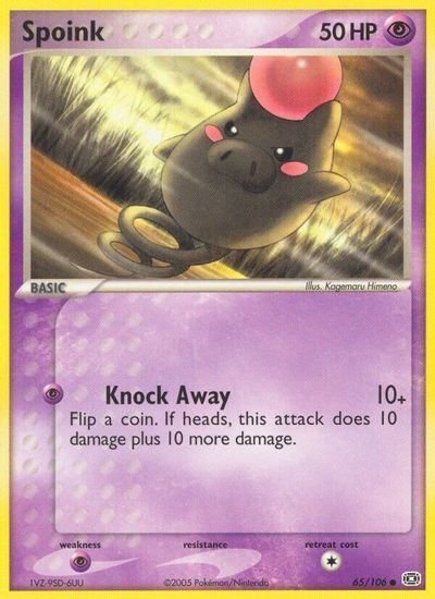 Spoink - 065/106 card art