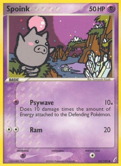 Spoink card art