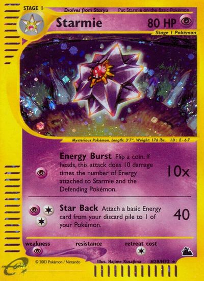 Starmie (H28) card art