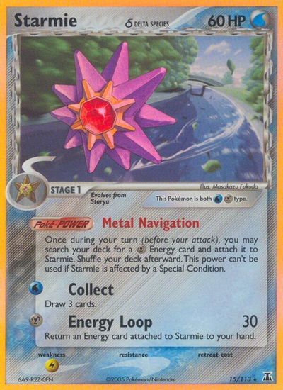 Starmie - 015/113 (Delta Species) card art