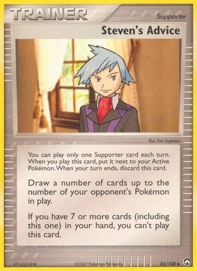 Steven's Advice card art