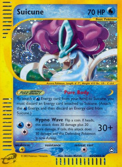 Suicune (H25) card art