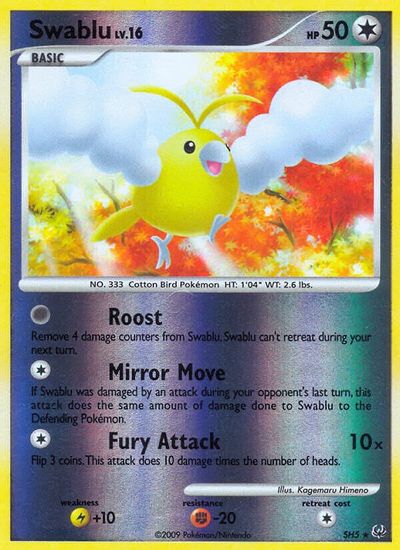Swablu (Shiny) card art