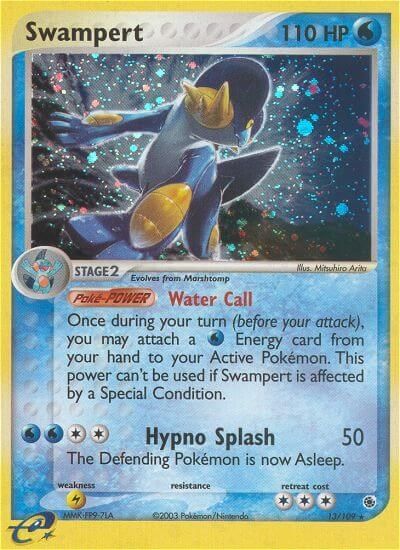 Swampert - 13/109 card art