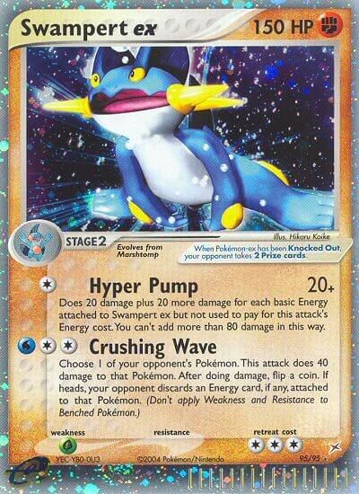 Swampert ex card art