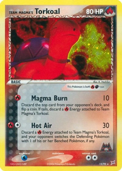 Team Magma's Torkoal card art