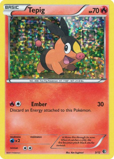 Tepig - 3/12 card art