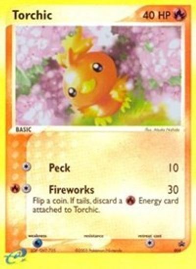 Torchic - 008 (e-League) card art