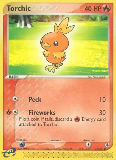 Torchic - 73/109 card art