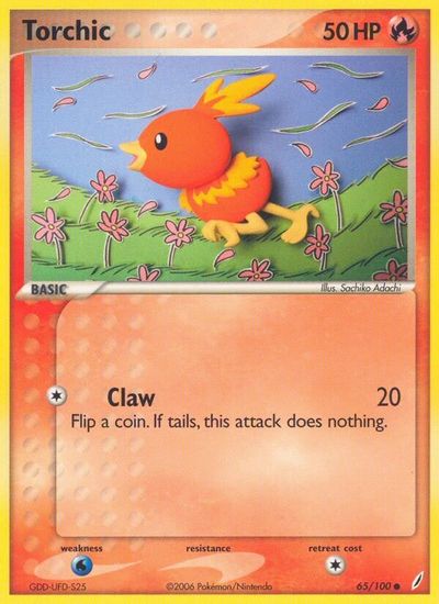 Torchic - 065/100 card art