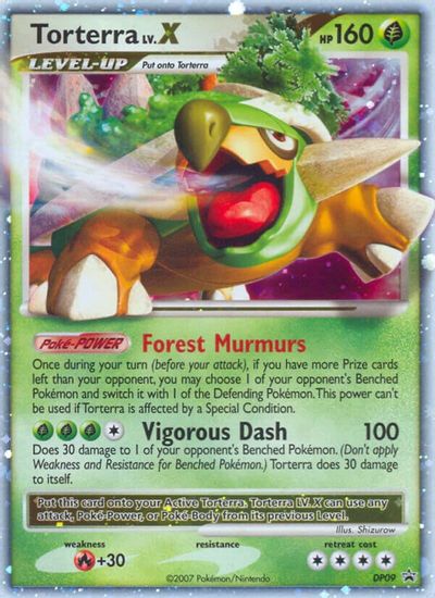 Torterra LV.X - DP09 card art