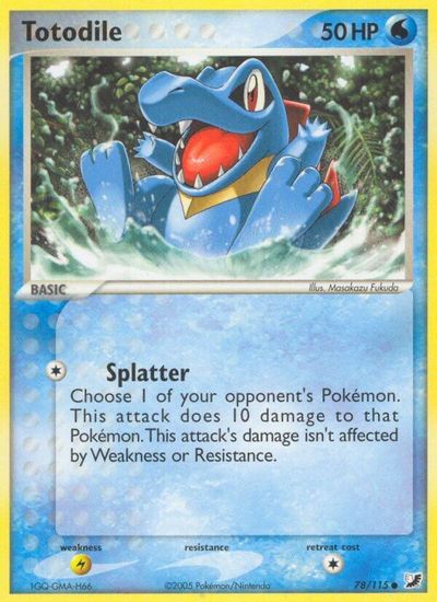 Totodile card art